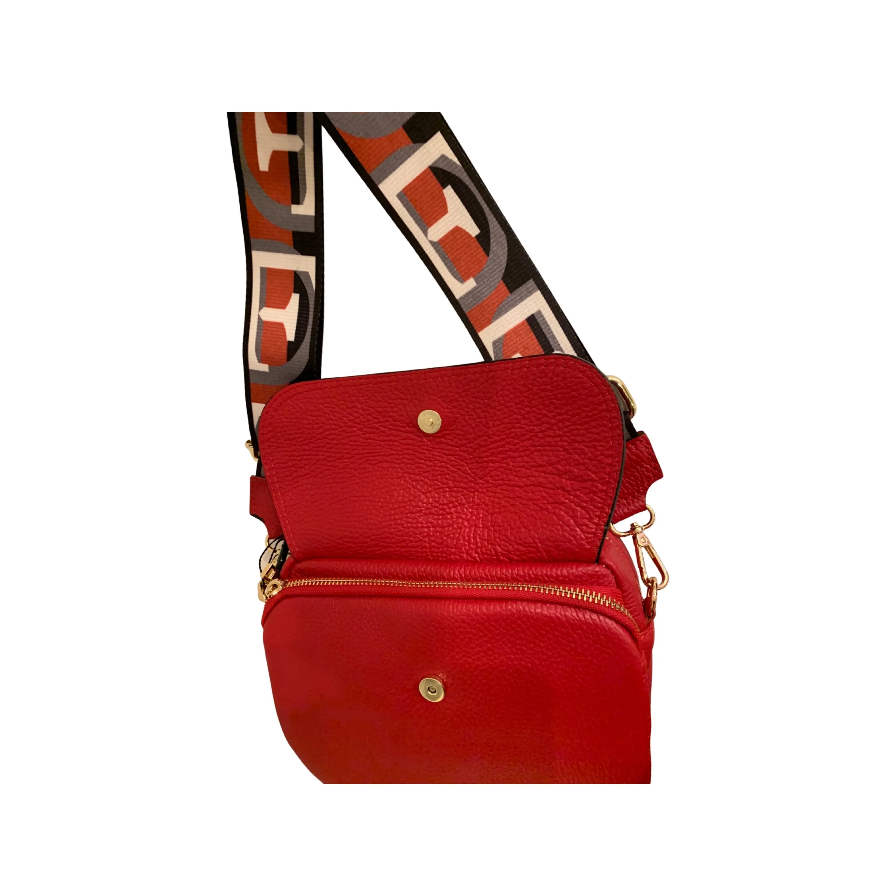 130882 Red Leather Bag