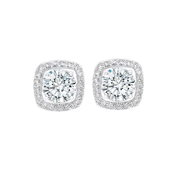 14KT WHITE GOLD DIAMOND (1/3CTW) EARRING