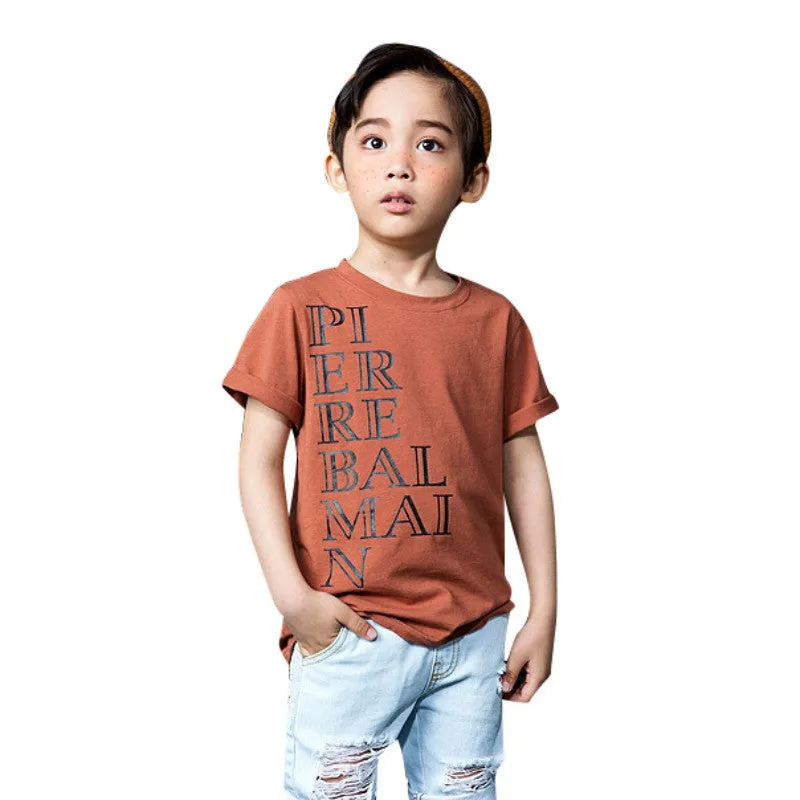 6 styles Kids Clothes Short Sleeve Cartoon Boys T-Shirt roupas infantis menino PY2 SM6