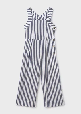 6855 - Stripes jumpsuit for teen girl - Ink