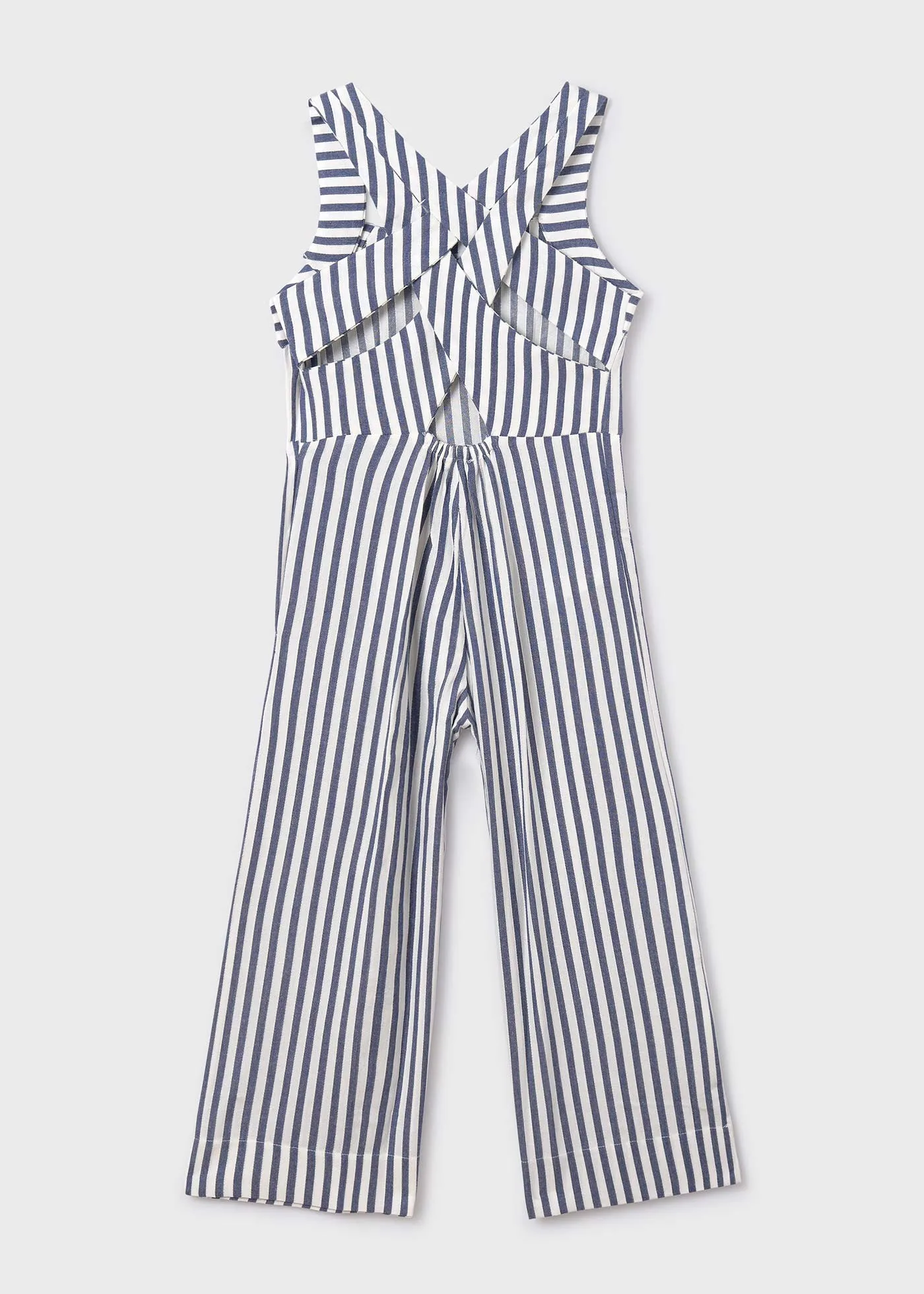 6855 - Stripes jumpsuit for teen girl - Ink