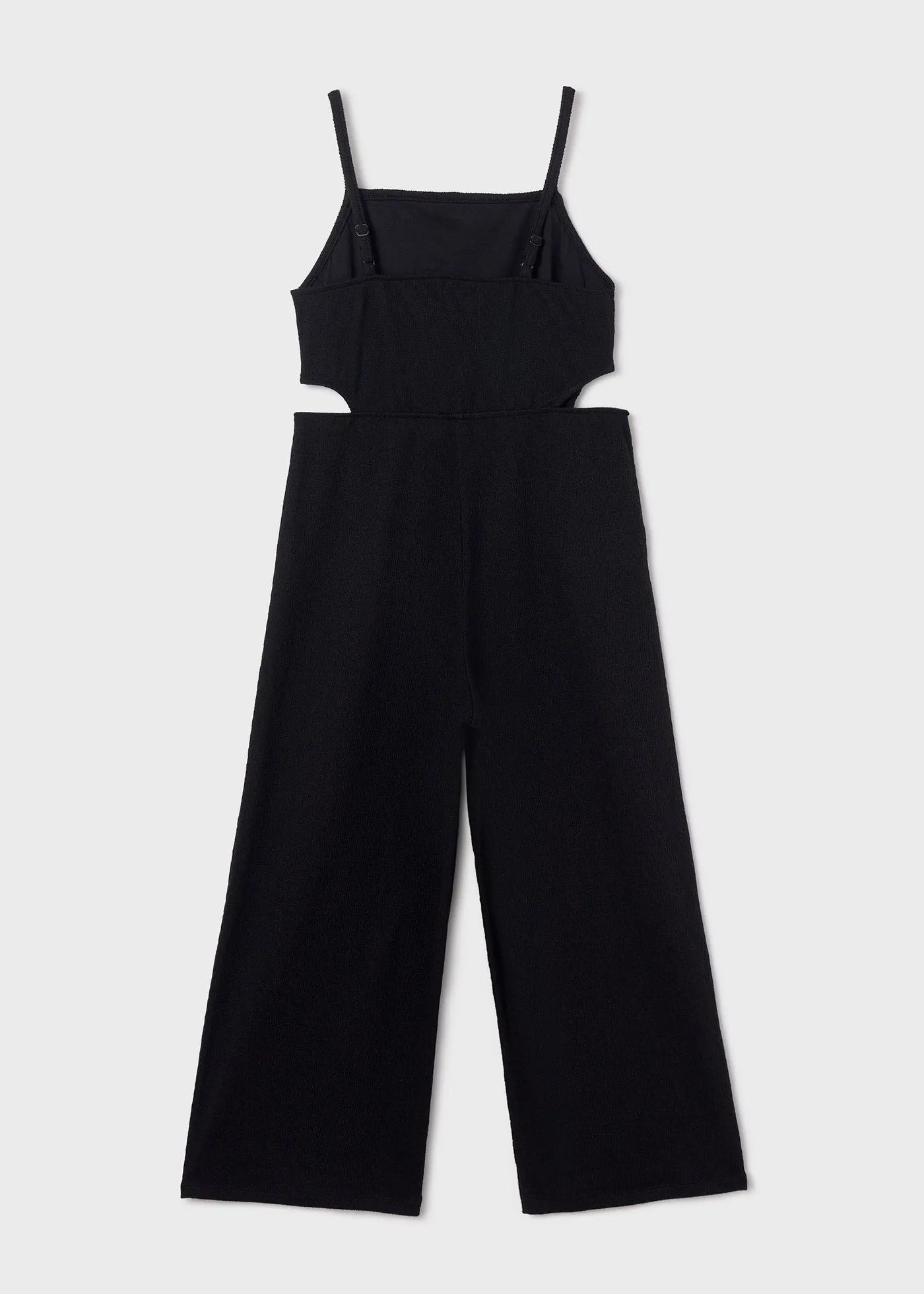 6859 - Knit jumpsuit for teen girl - Black