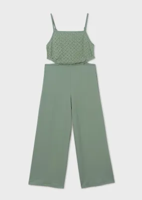 6859 - Knit jumpsuit for teen girl - Mint