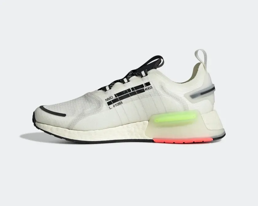 Adidas NMD V3 Crystal White Signal Green Solar Pink GW3063