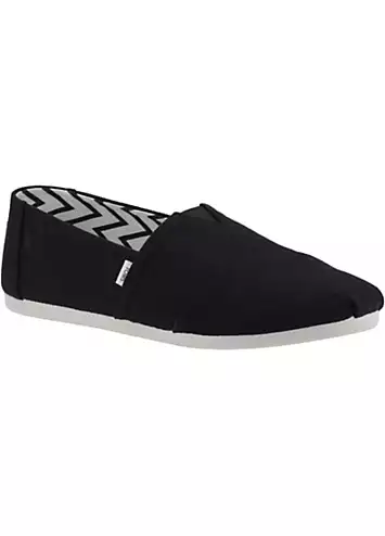 Alpargata Slip-on Black Pumps by Toms | Look Again