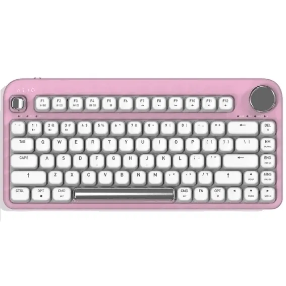 AZIO IZO Mechanical TKL Keyboard Wireless Series 2 Pink Blossom