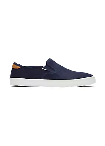 Baja Navy Blue Slip-on Pumps by Toms | Look Again