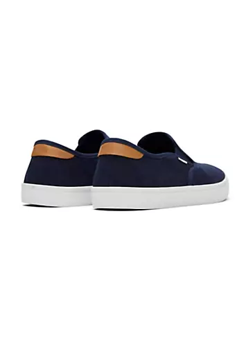 Baja Navy Blue Slip-on Pumps by Toms | Look Again