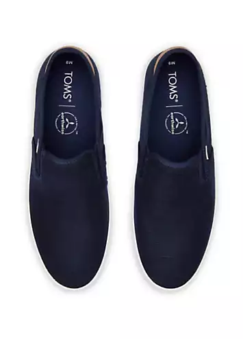 Baja Navy Blue Slip-on Pumps by Toms | Look Again