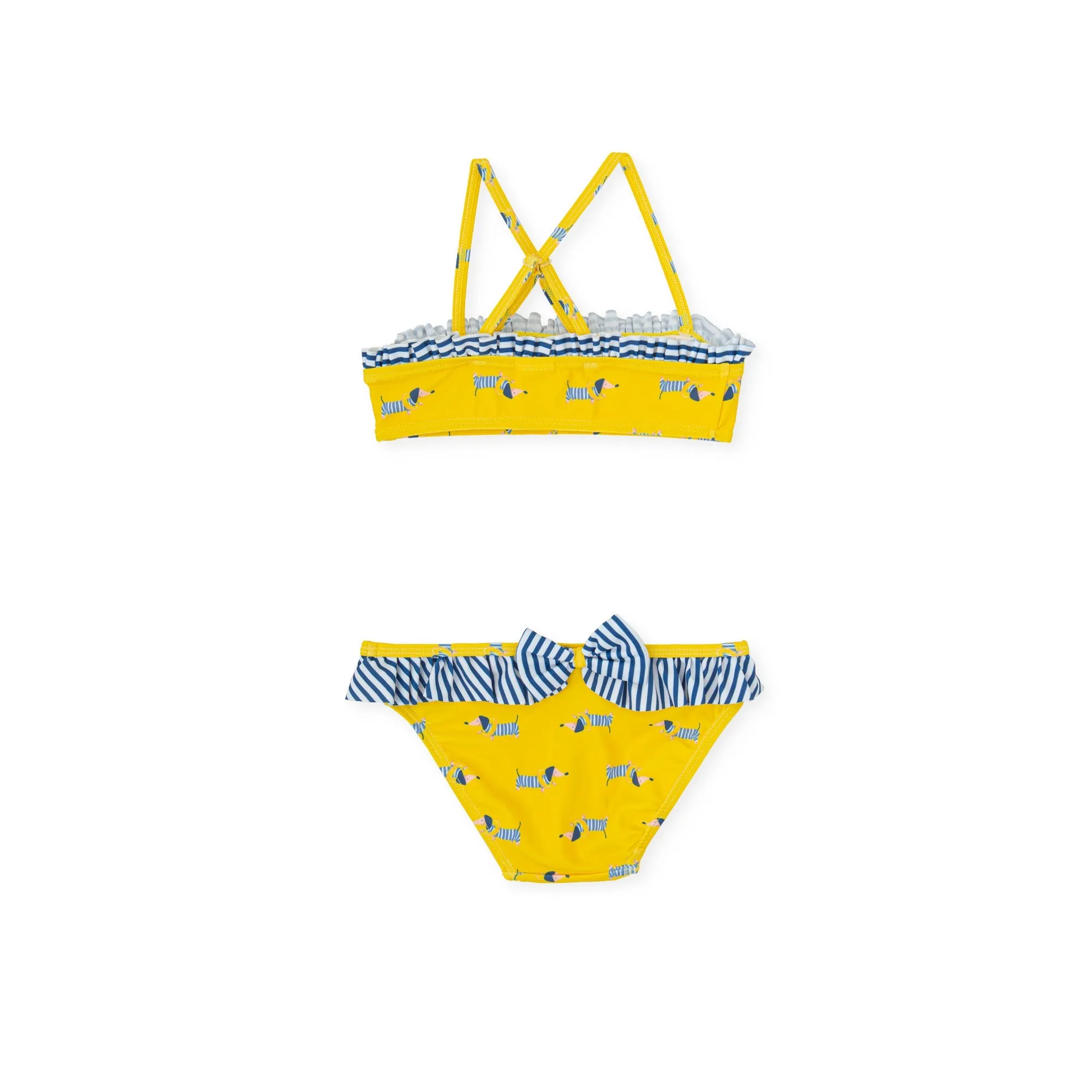 B.Canicross KNITTED BIKINI - YELLOW