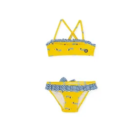 B.Canicross KNITTED BIKINI - YELLOW