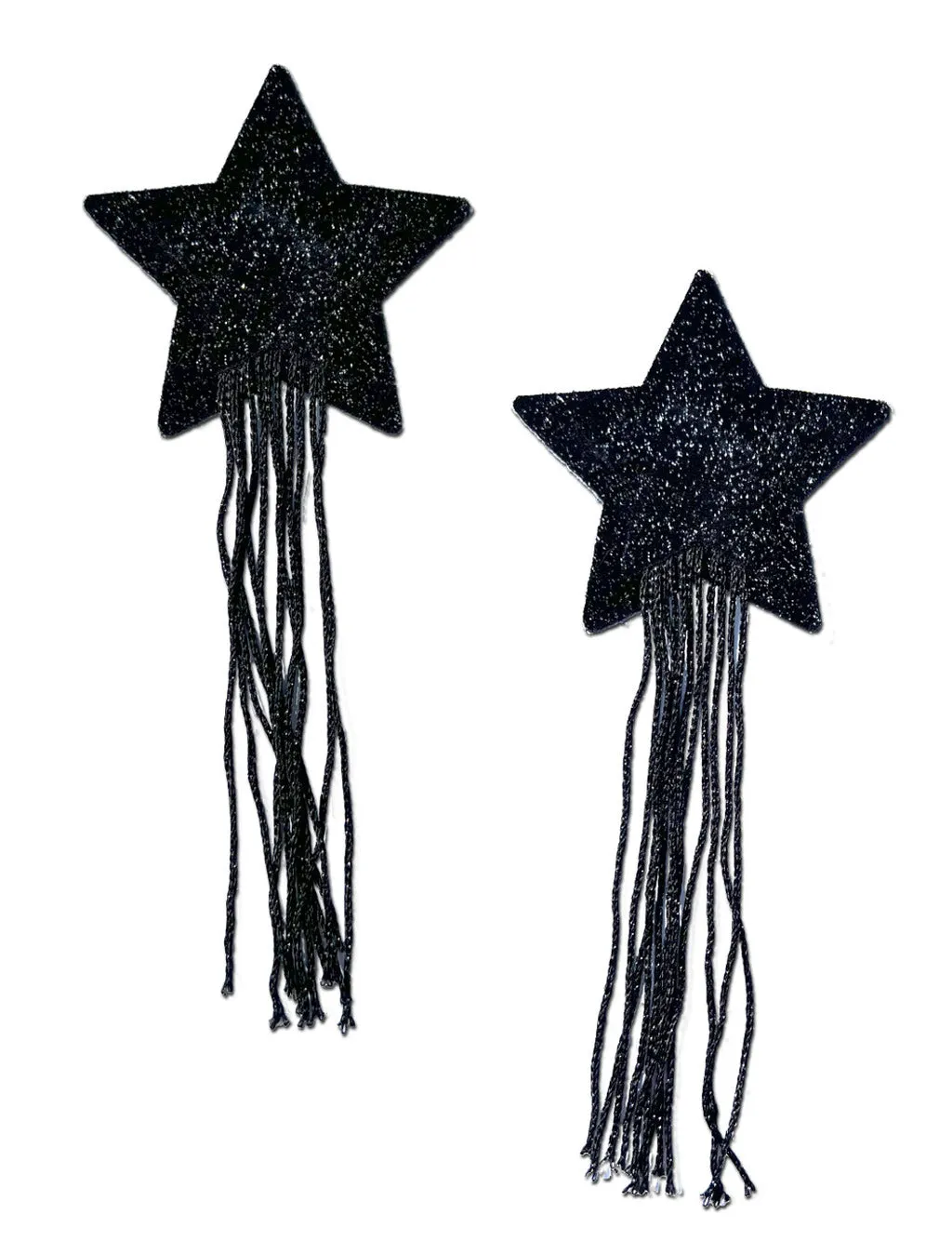 BLACK TASSEL NIPPLE PASTIES