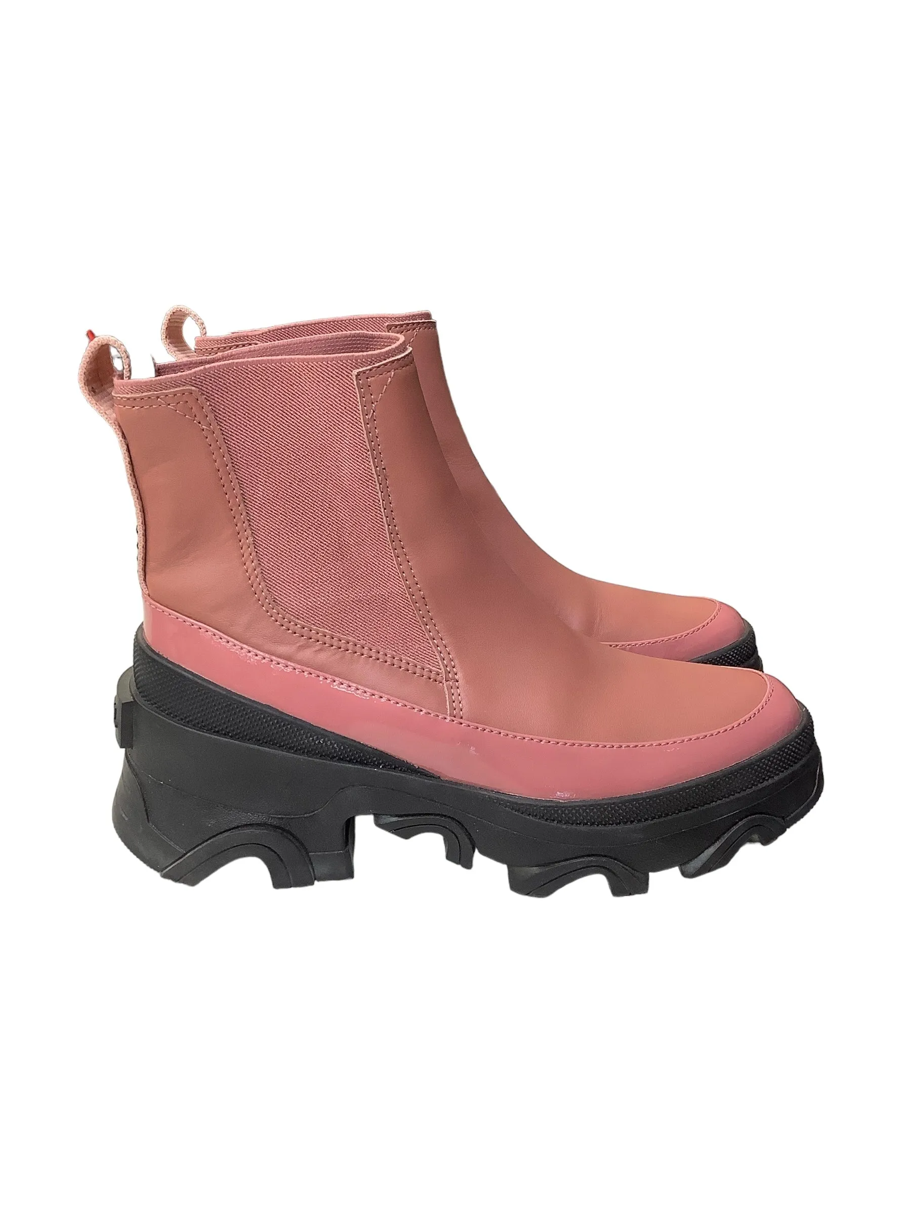 Boots Ankle Heels By Sorel In Pink, Size: 7