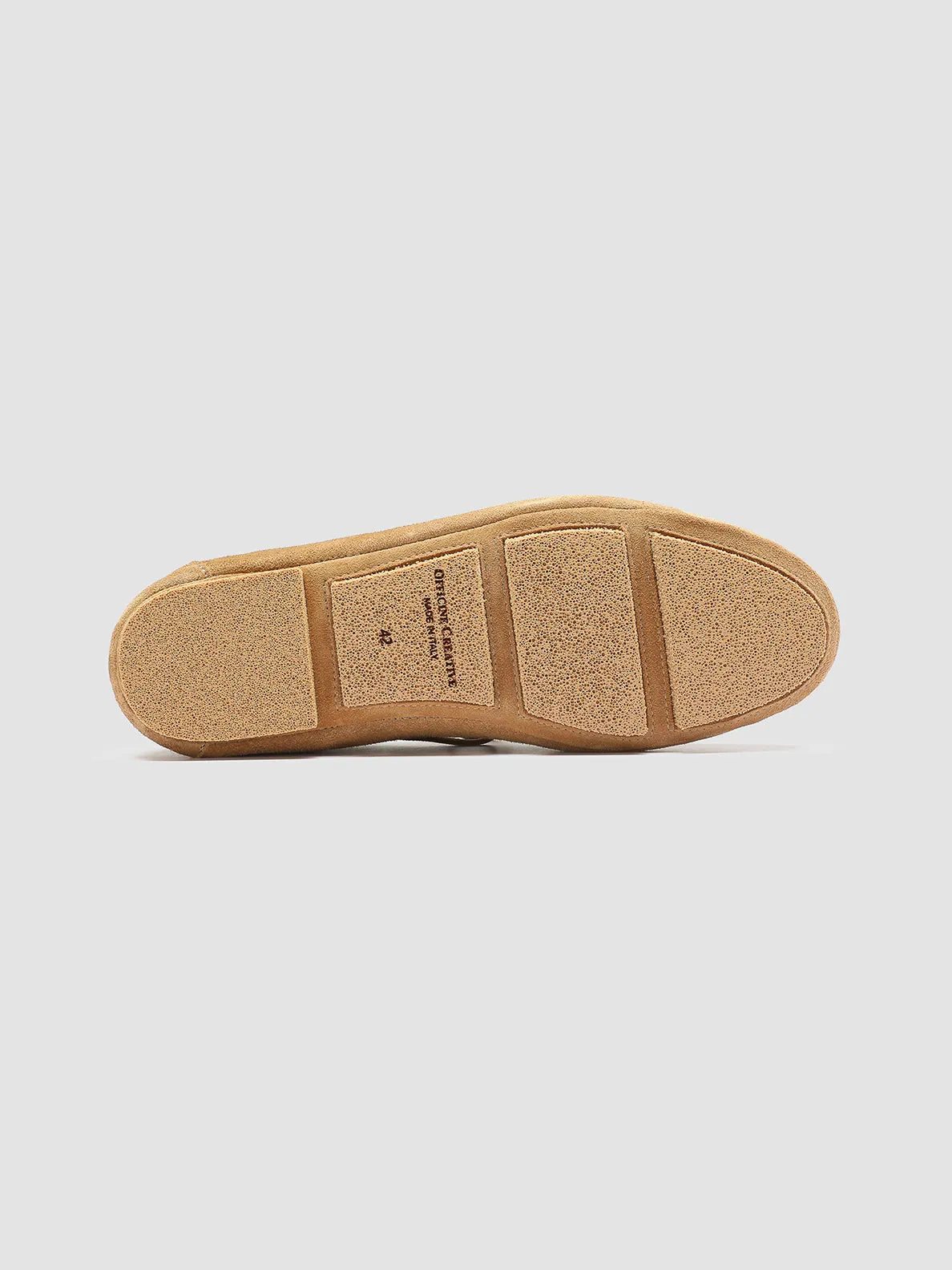 C-SIDE 004 - Beige Suede Boat Shoes