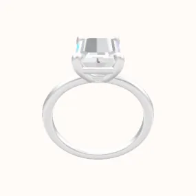 Classic Solitaire Engagement Ring With Low Set Four Prong Head