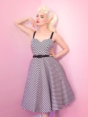 Dollface Dress in Black and White