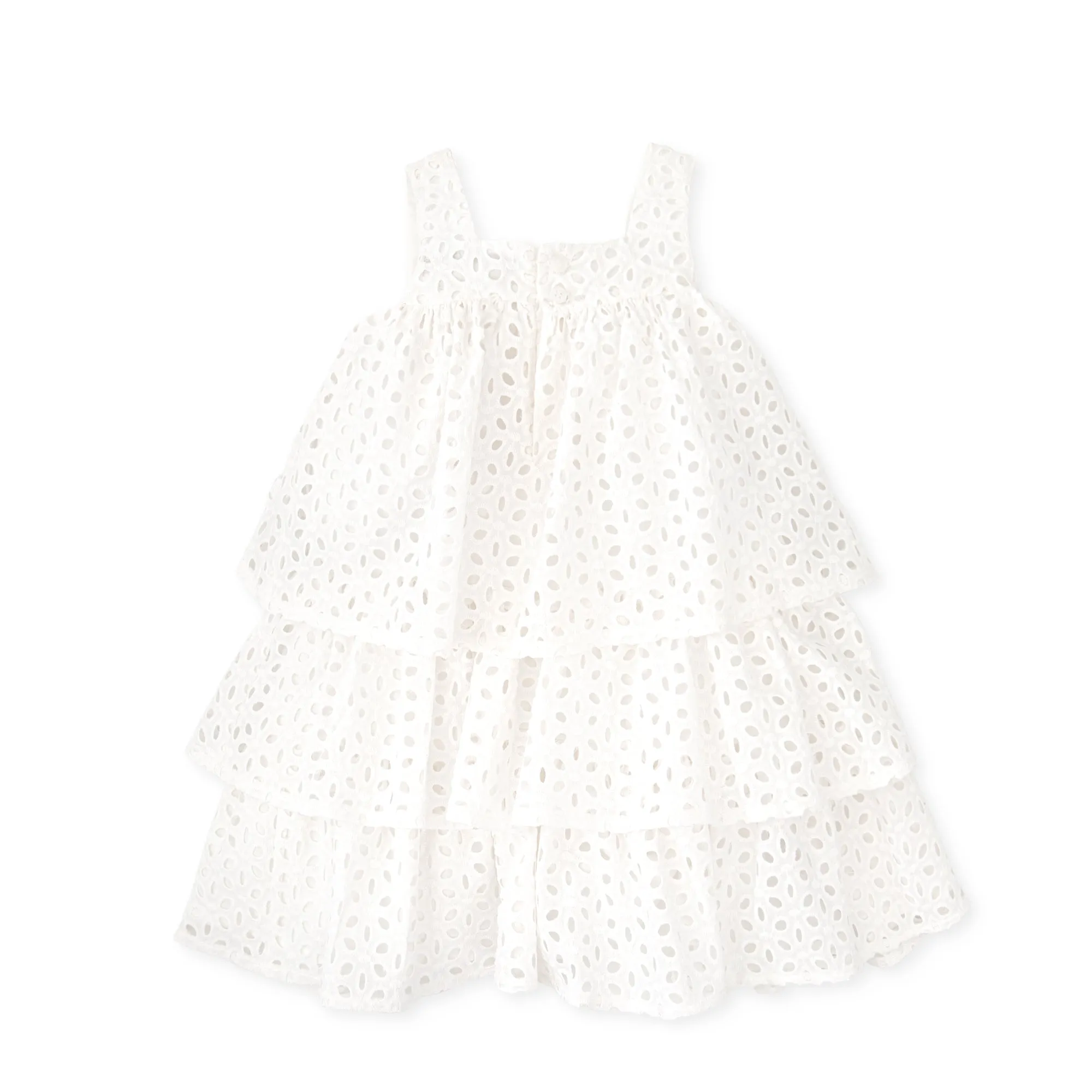 E.Ldta. Cereza WOVEN DRESS - OPTICAL WHITE