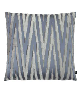 Fenix printed cushion cover 50cm x 50cm sky grey/steel blue Ashley Wilde