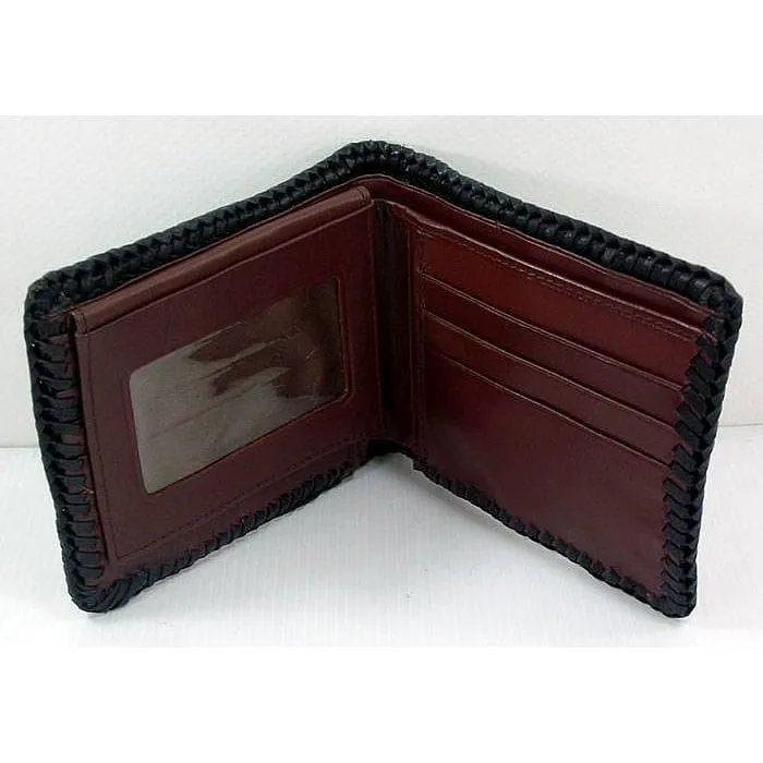 Hardcore Black Crocodile Head Wallet