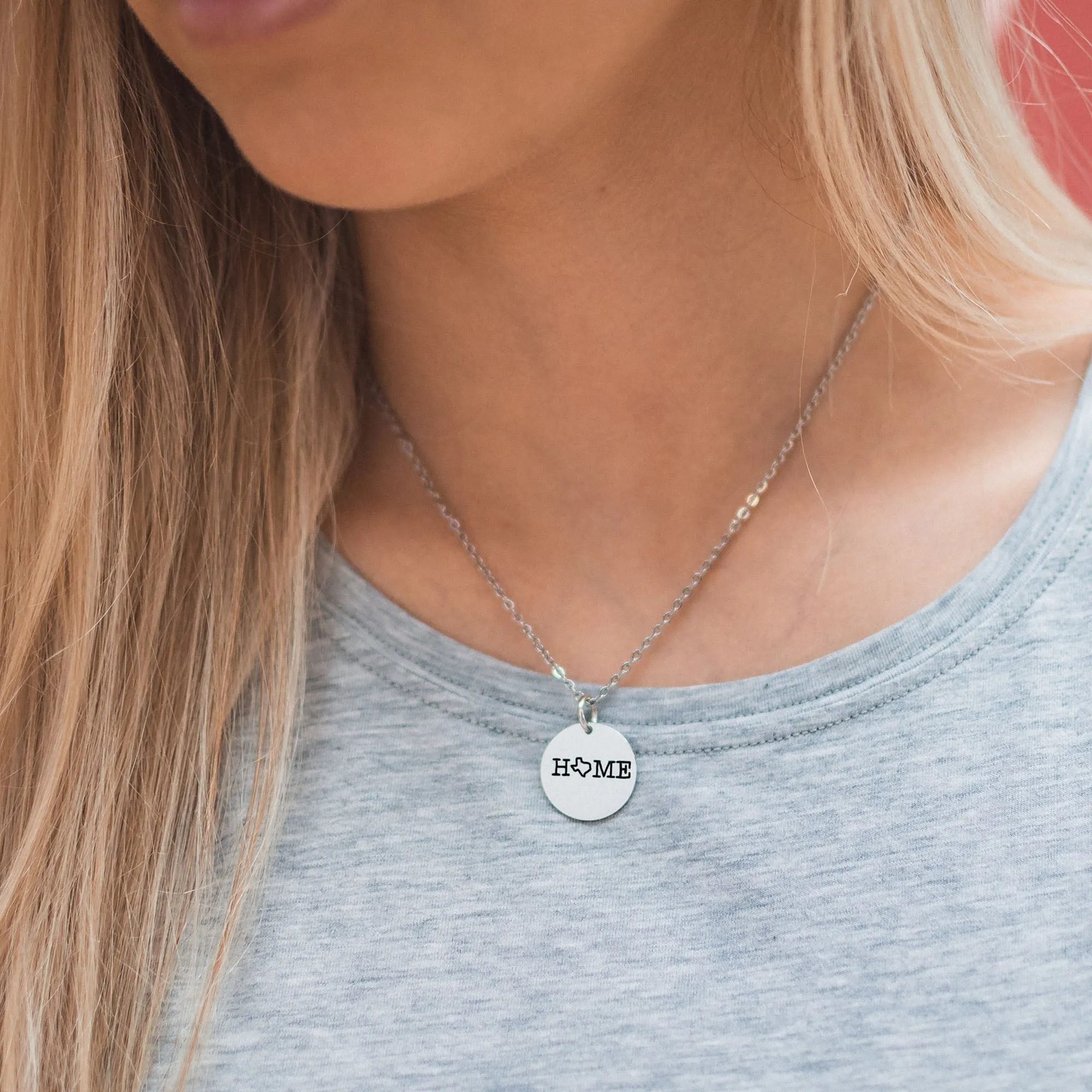 Home State Charm Necklace