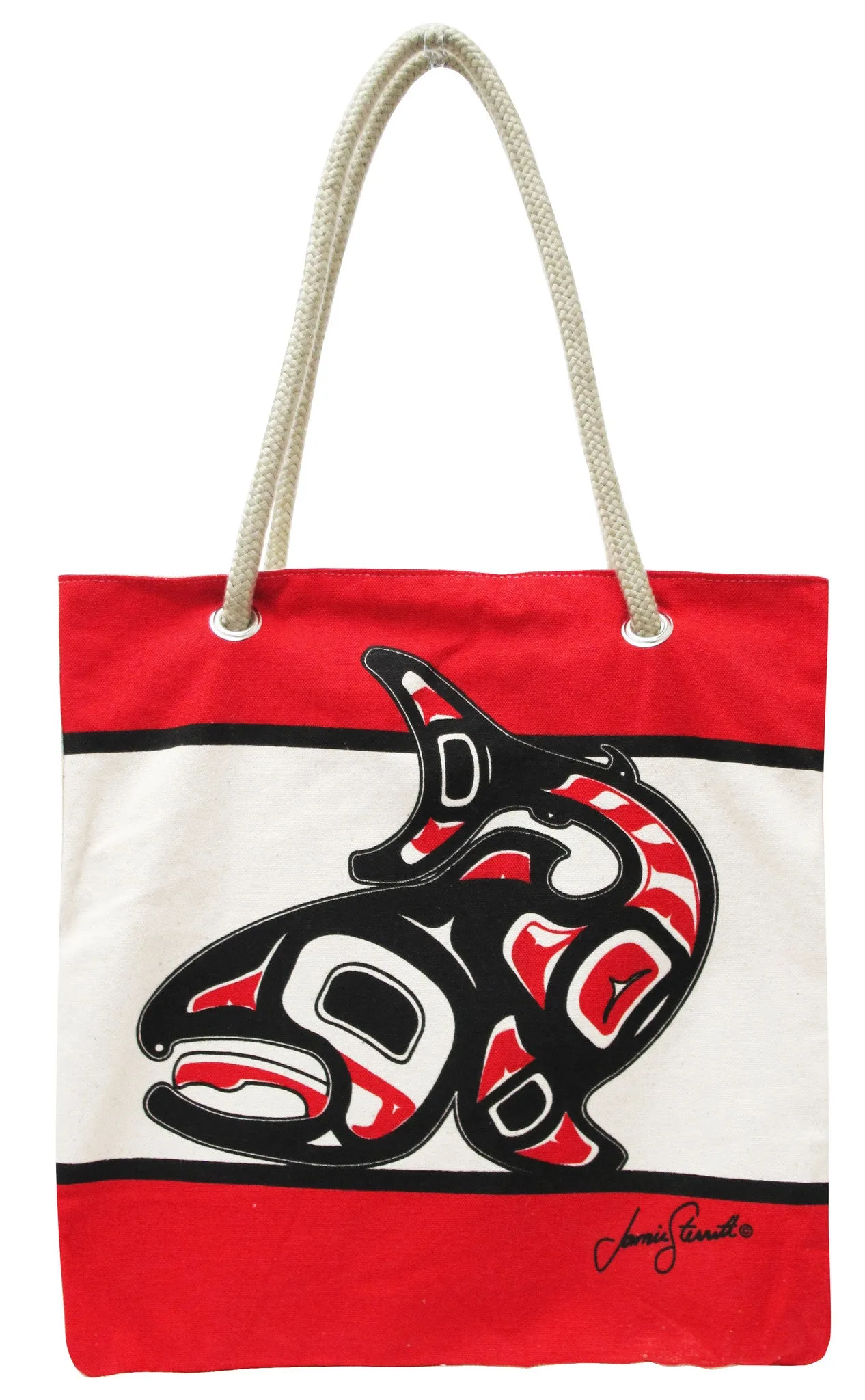 Jamie Sterritt Salmon Printed Eco-Bag