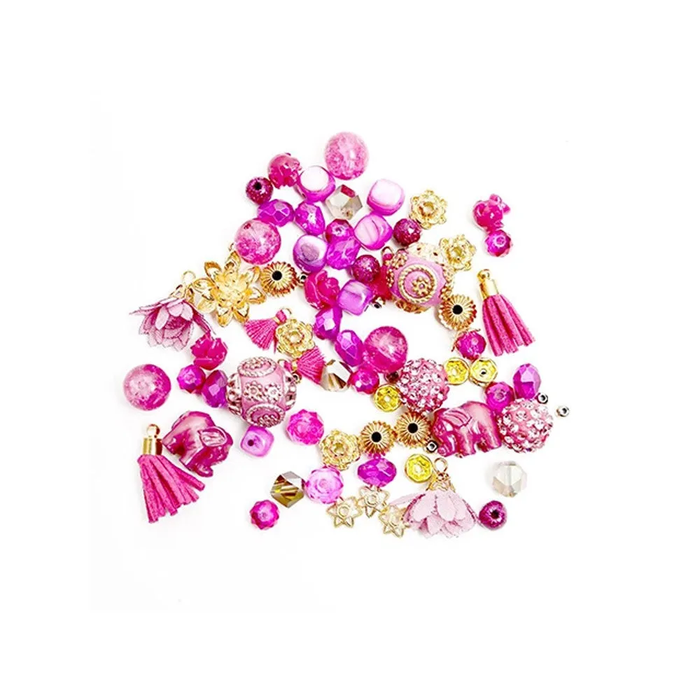 Jesse James Beads, Pink Dragonfruit Mini Mix Mix (1 Pack)