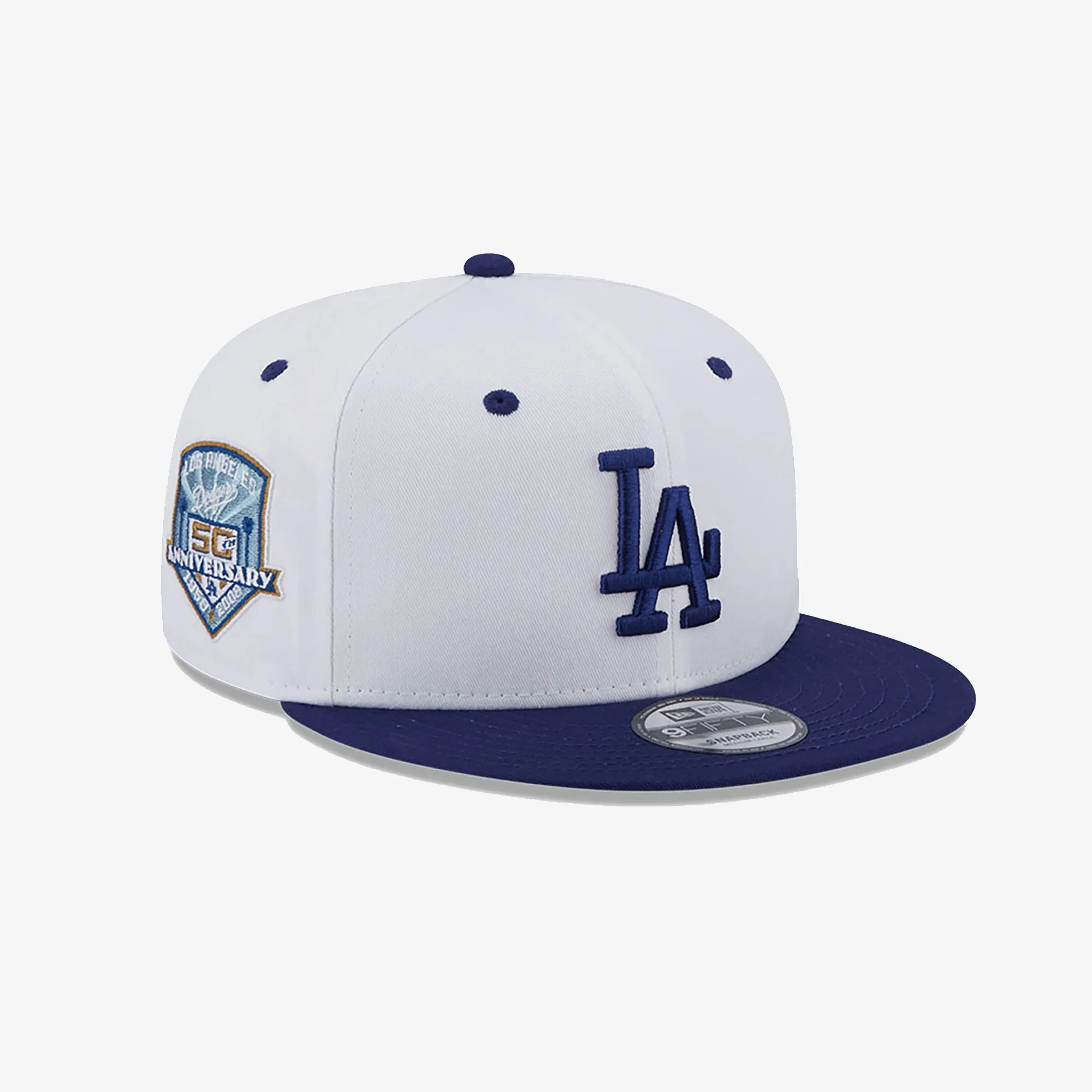 LA DODGERS WHITE CROWN PATCH WHITE 9FIFTY SNAPBACK CAP 'WHITE'