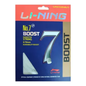 Li-Ning No. 7 Boost Badminton String (White)