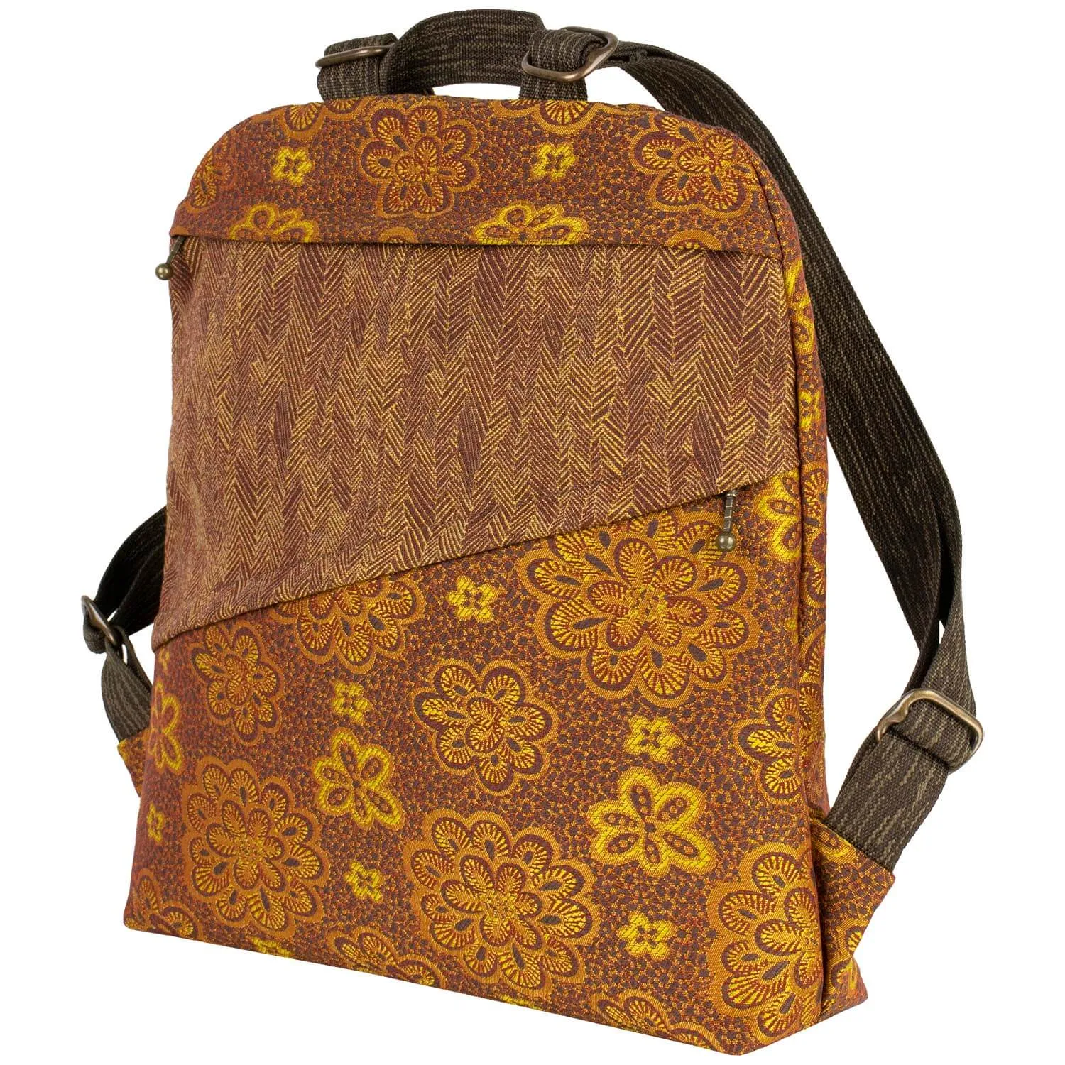 Maruca Backpack in Forest Flower Gold