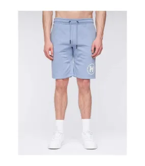 Mens metafone sweat shorts steel blue Henleys