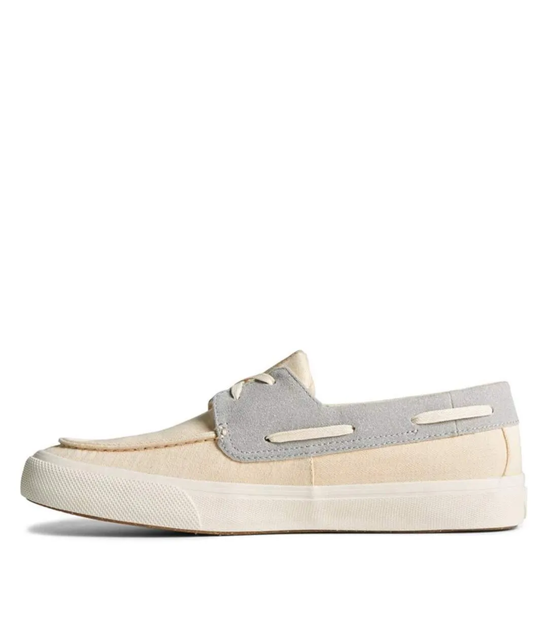 Mens seacycled bahama ii suede trainers natural Sperry