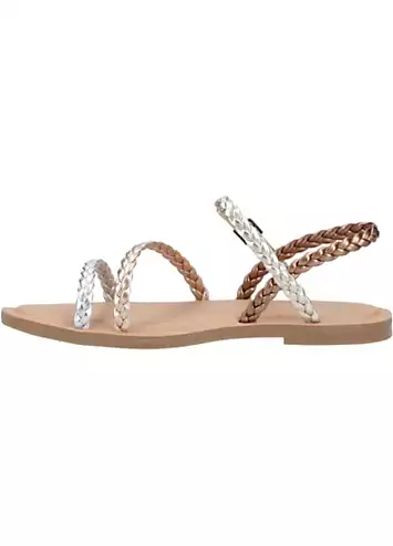 Metallic Kira Sandals by Toms | Look Again