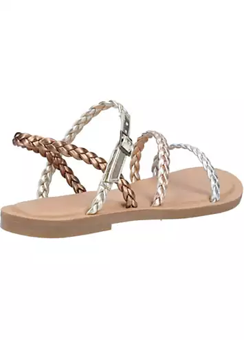 Metallic Kira Sandals by Toms | Look Again