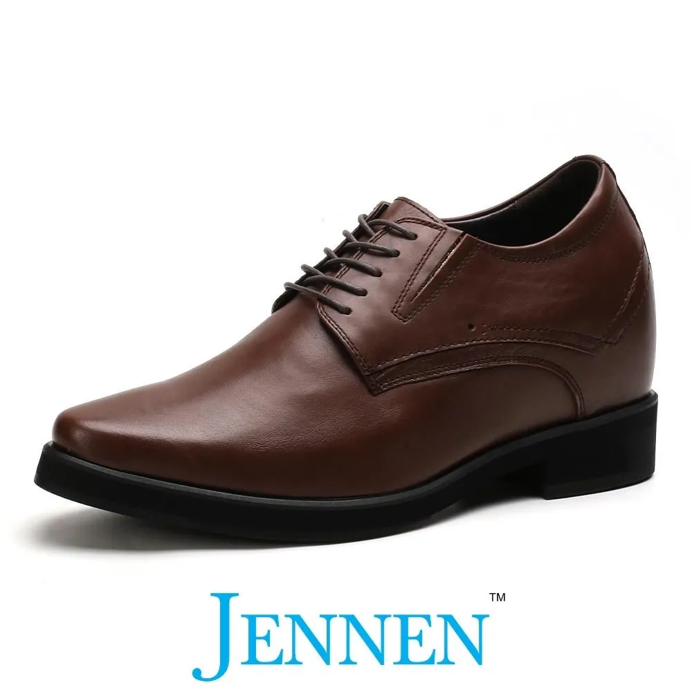 Mr. Rachmaninoff Brown 10cm | 4 inches Tallest Platform Shoes Men