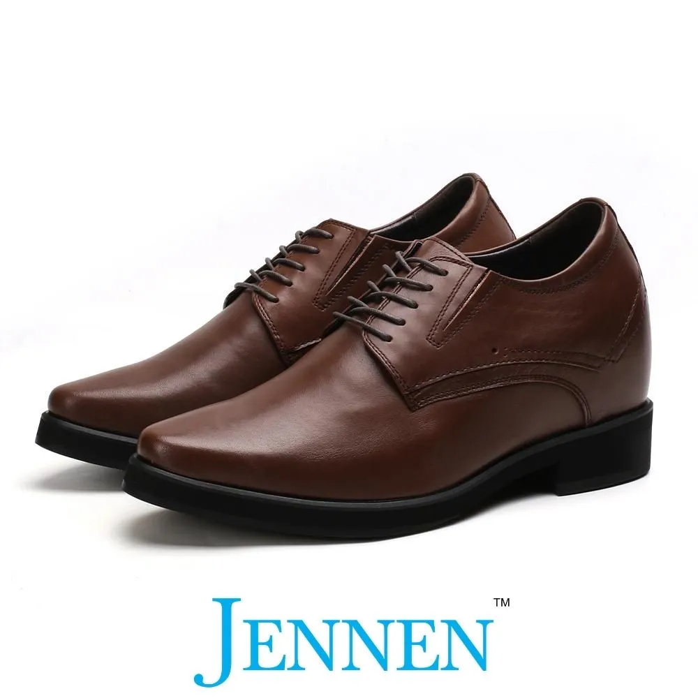 Mr. Rachmaninoff Brown 10cm | 4 inches Tallest Platform Shoes Men