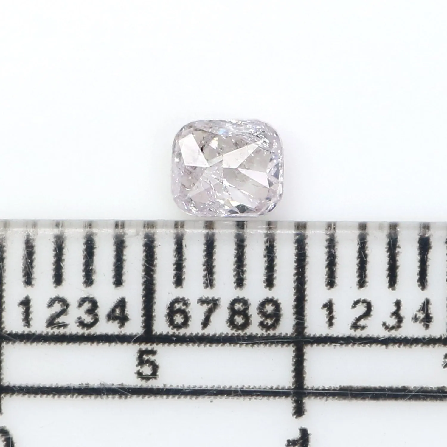 Natural Loose Cushion Diamond, Light Pink Color Diamond, Natural Loose Diamond, Cushion Cut Diamond, 0.23 CT Cushion Shape Diamo