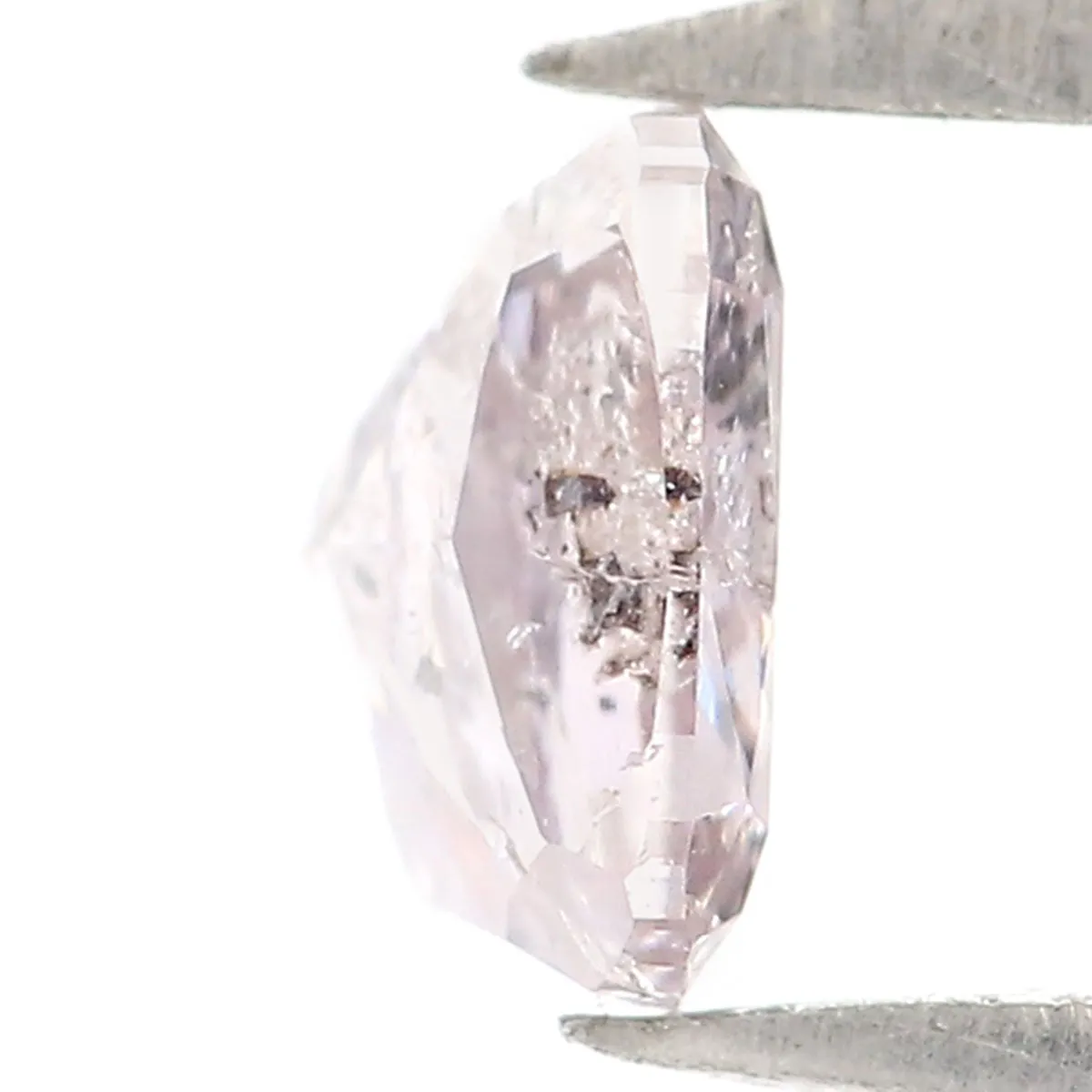 Natural Loose Cushion Light Pink Color Diamond 0.30 CT 4.00 MM Cushion Shape Rose Cut Diamond KR964