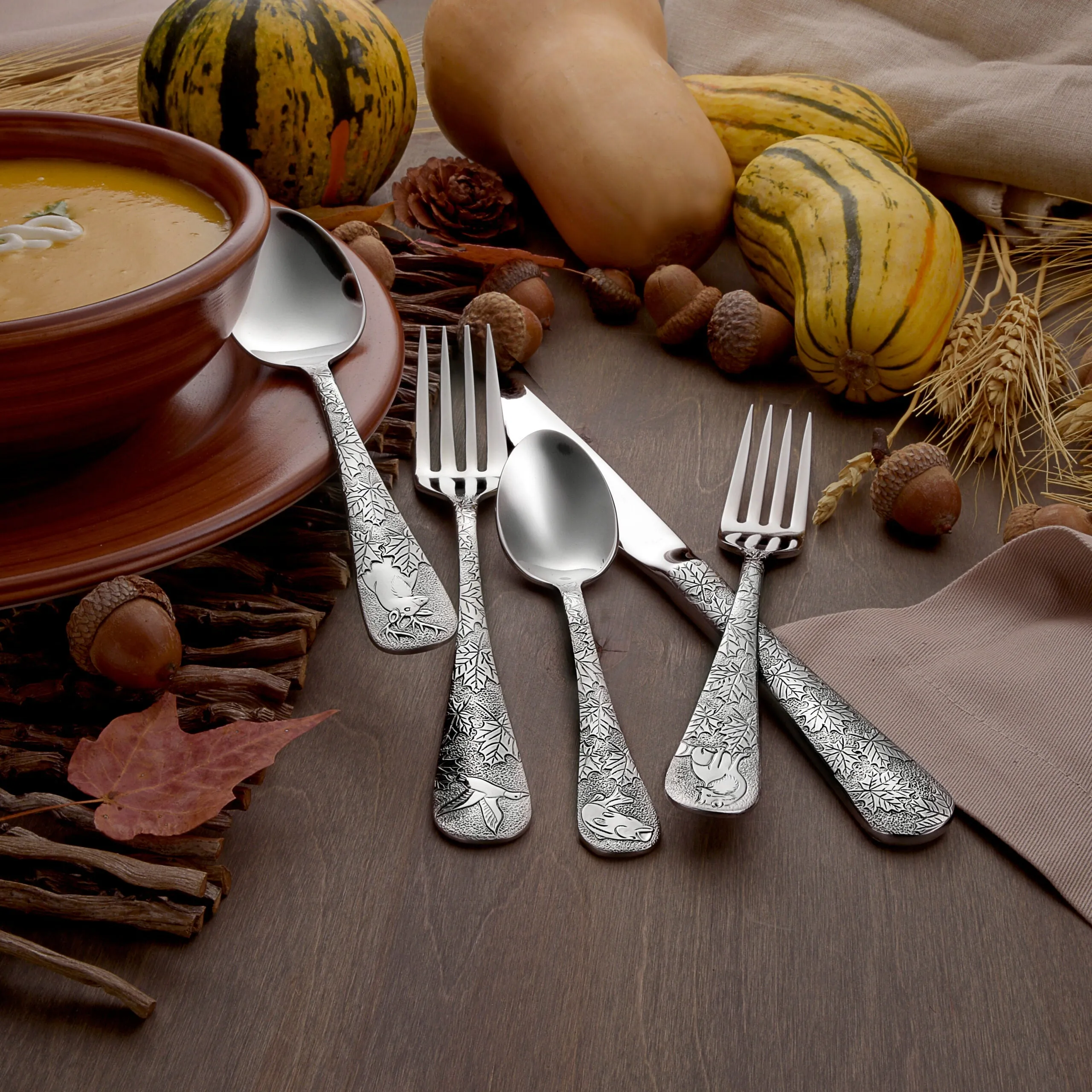 New American Outdoors Flatware Set 45 Piece Set