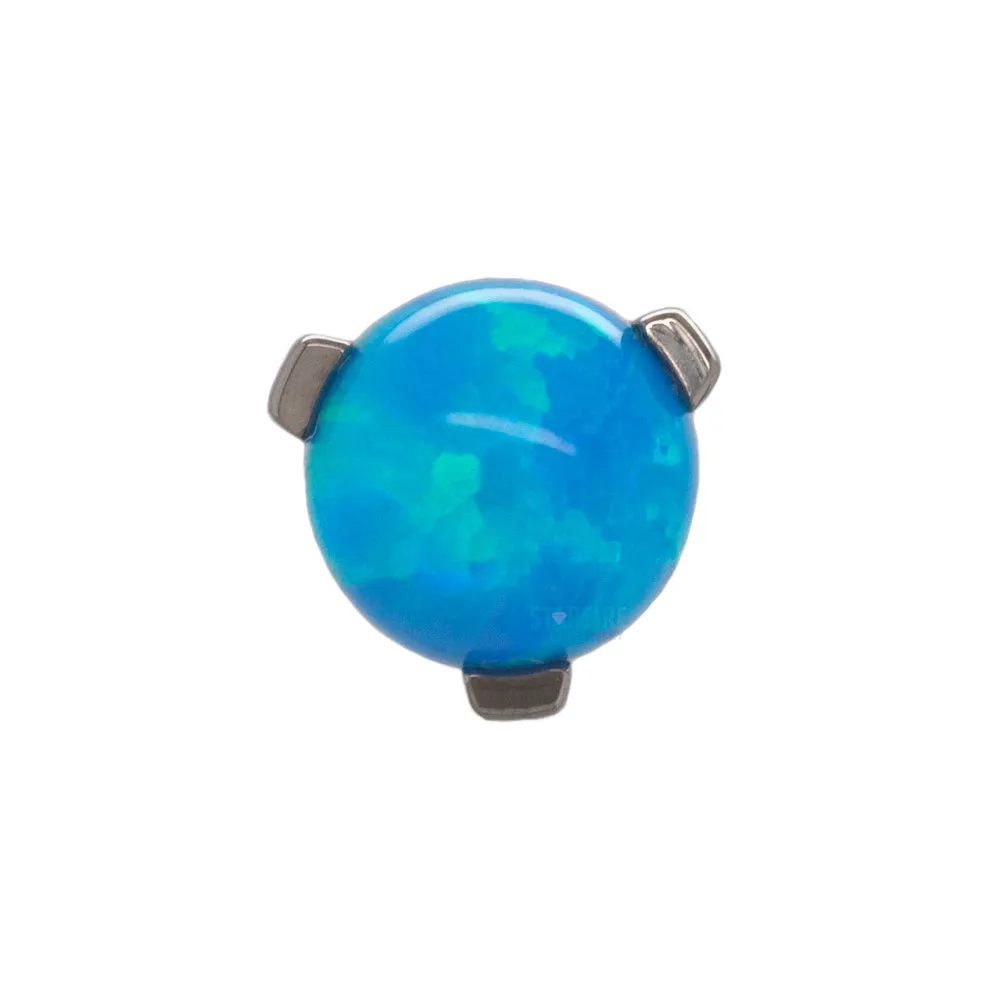 Opal Orb Claw-Set Threaded End