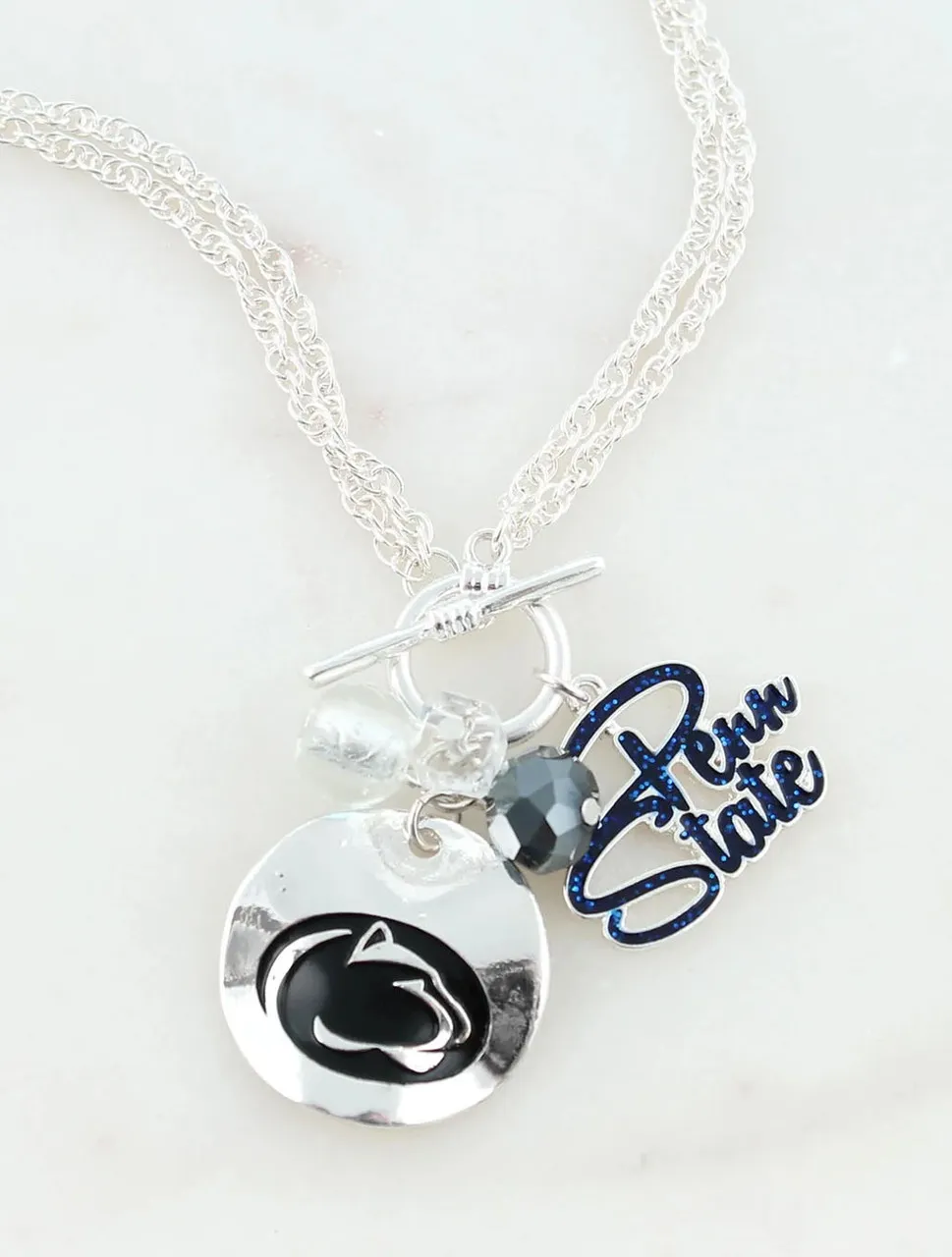 Penn State Cluster Convertible Necklace | Seasons Jewelry