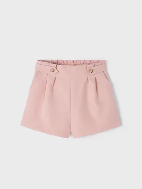 Pink Crepe Shorts - Girl