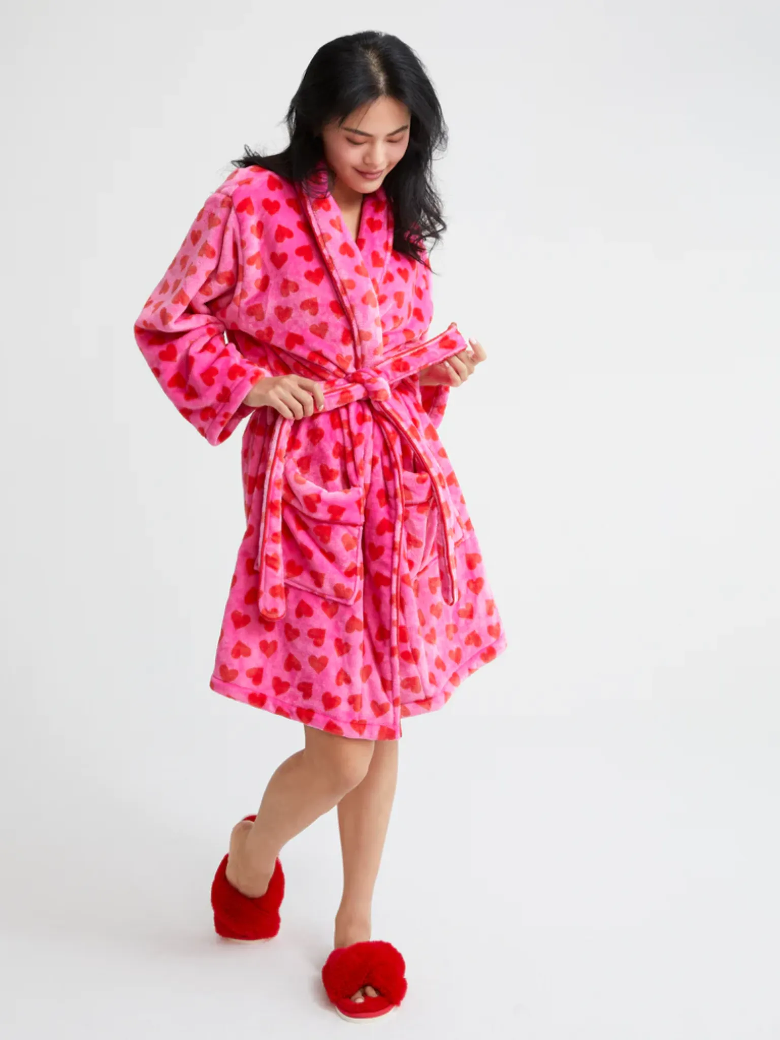 Pink Heart Robe