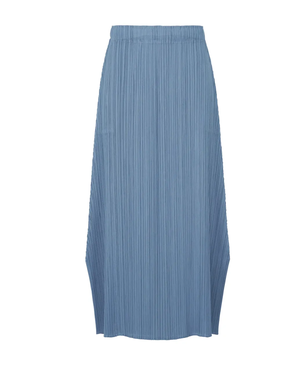 Pleats Please Issey Miyake Monthly Colors June Skirt in Steel Blue by Pleats Please Issey Miyake