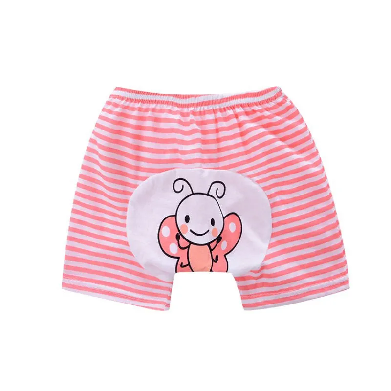 Pro Baby Pants Cartoon Print Knitted Busha PP Pants Elastic Waist Toddler Leggings Kids Clothes 1-4 Years LE2 SM6