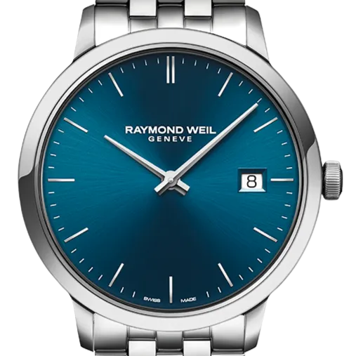 Raymond Weil Toccata Men’s Classic Steel Blue Dial Quartz Watch 39mm 5485-ST-50001