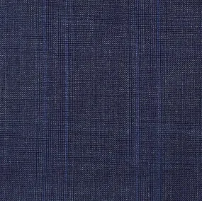 REDA (Super 130's) - Made In Italy - Steel Blue Windowpane