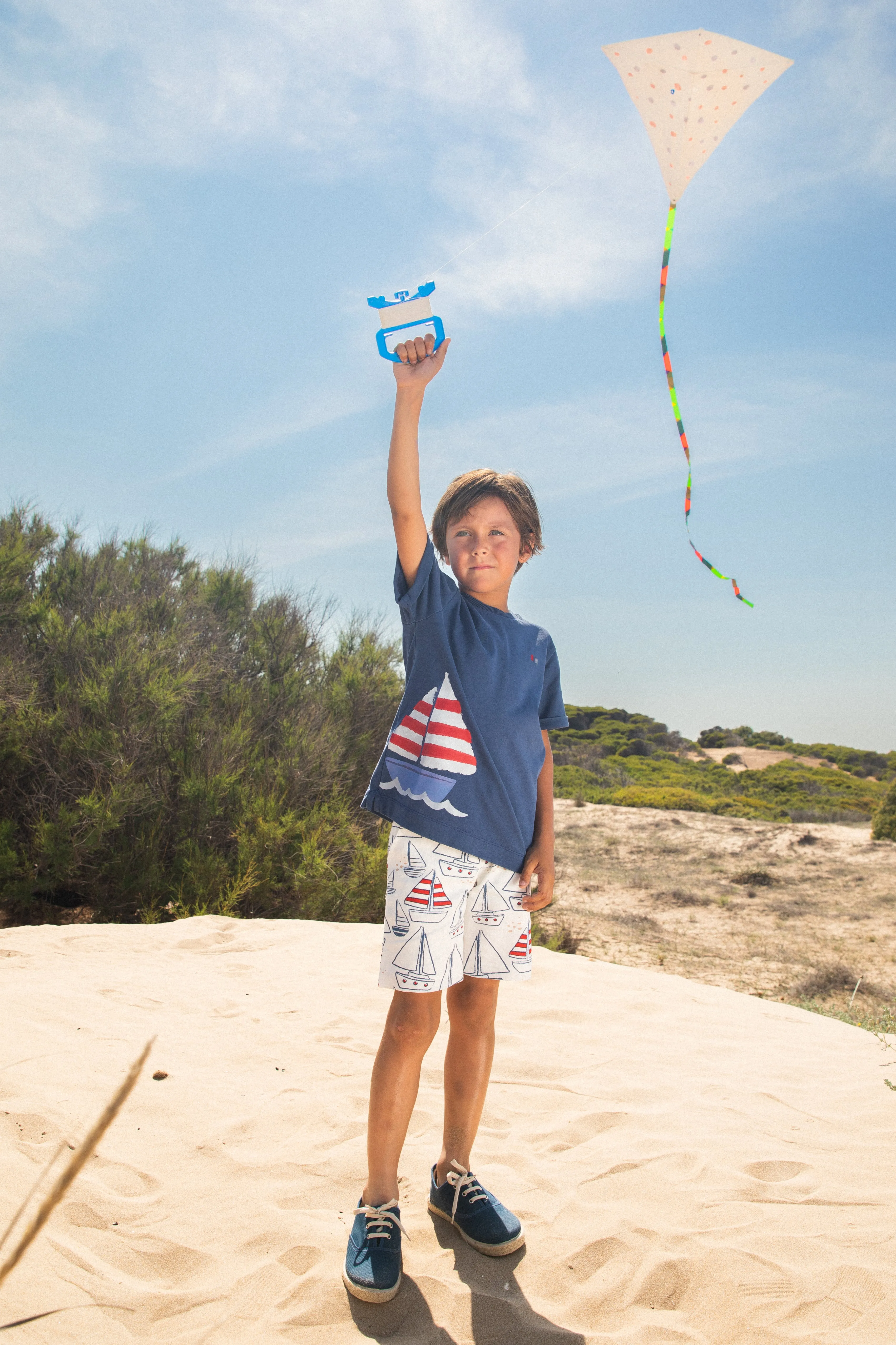 Regata WOVEN BERMUDA SHORTS - NAVY BLUE