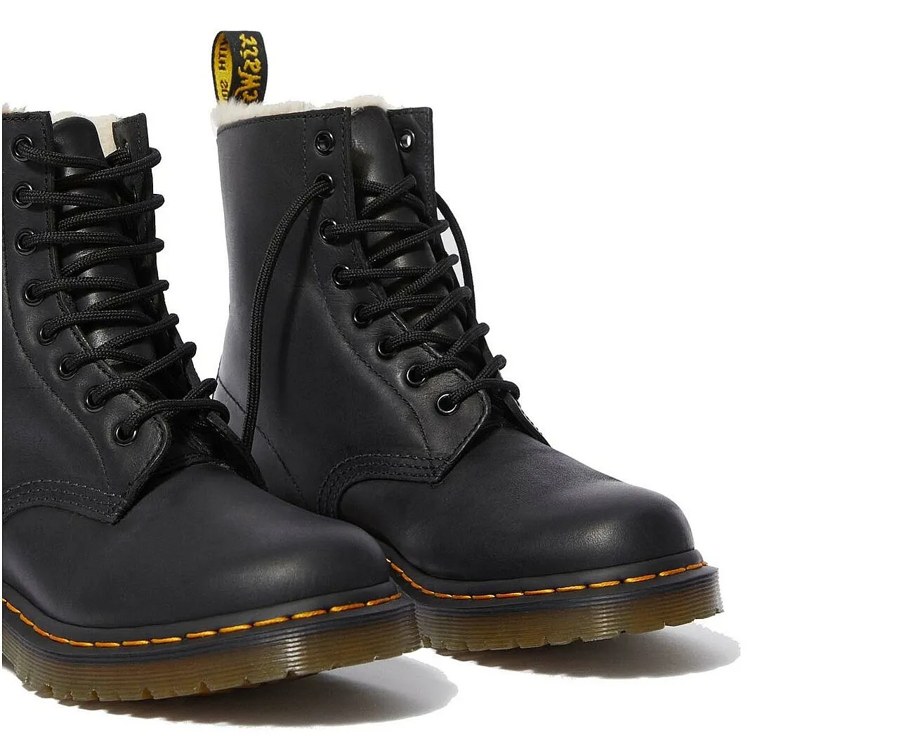 shoes Dr. Martens 1460 Serena - Black Burnished Wyoming - women´s