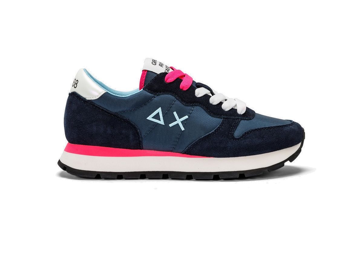 SNEAKERS SUN68 DONNA ALLY SOLID NYLON NAVY BLUE Z34201 07