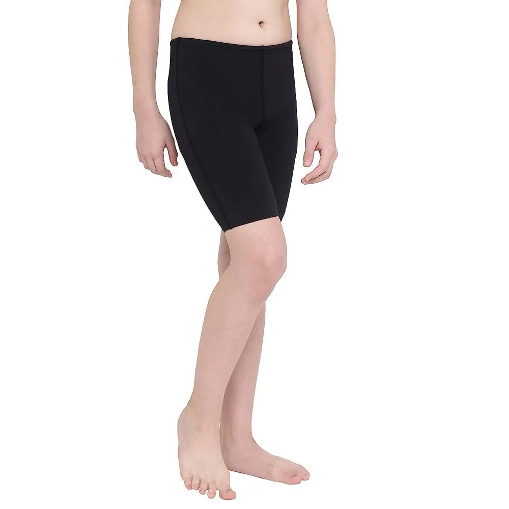 Speedo Boy's Essential Endurance+ Jammer (Black/Blue Flame)